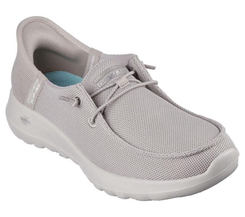 Grey Skechers Slip-ins: Go Walk Joy - Idalis Women's Boat Shoes | VJFT-24961