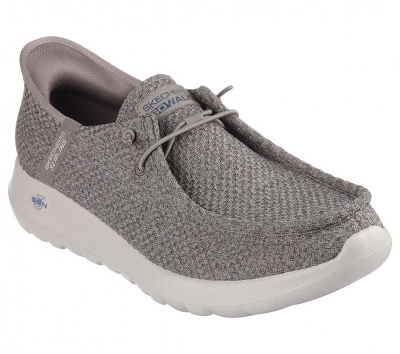 Grey Skechers Slip-ins: Go Walk Max - Halcyon Men's Boat Shoes | FWAN-25683