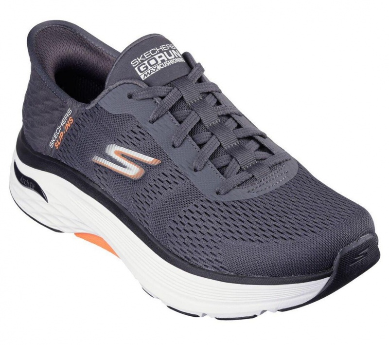 Grey Skechers Slip-ins: Max Cushioning Af - Game Men's Sneakers | NLPO-76084