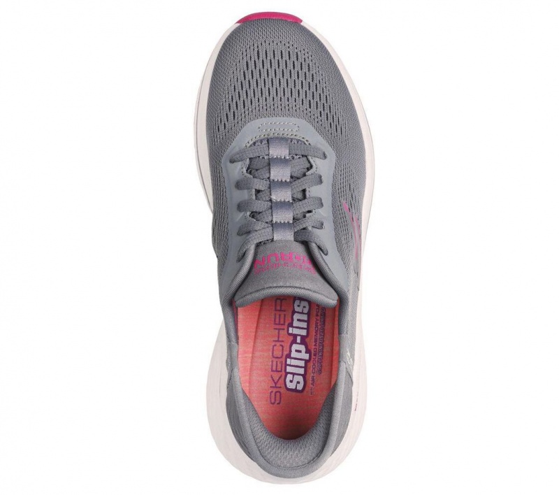 Grey Skechers Slip-ins: Max Cushioning Elite - Vanish Women's Sneakers | JUBP-54790