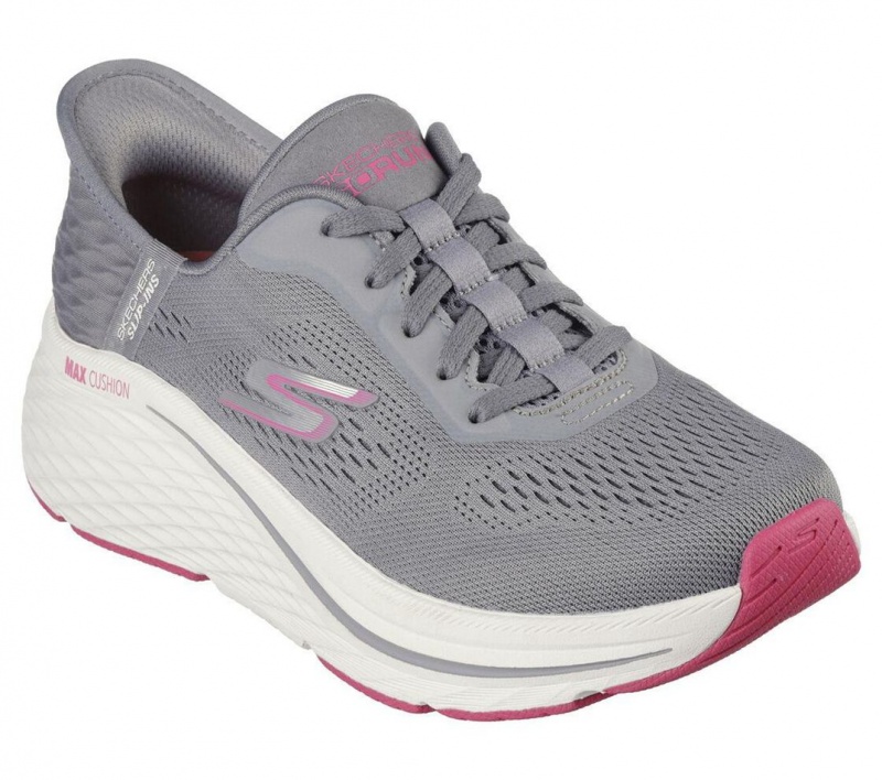 Grey Skechers Slip-ins: Max Cushioning Elite - Vanish Women's Sneakers | JUBP-54790