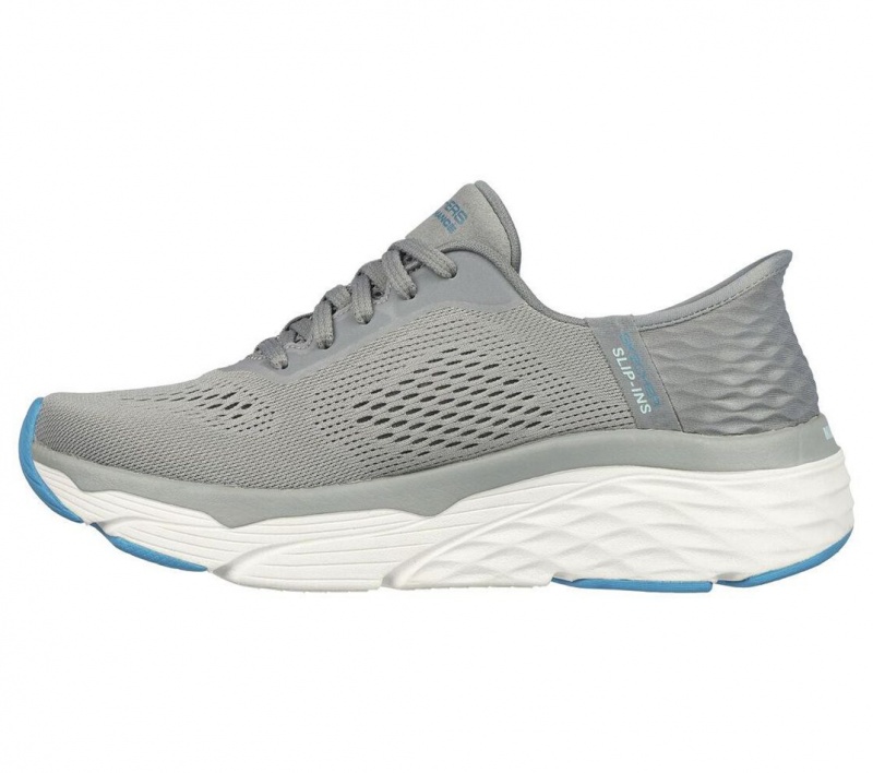 Grey Skechers Slip-ins: Max Cushioning Mystic Passion Women's Sneakers | VFTE-83514