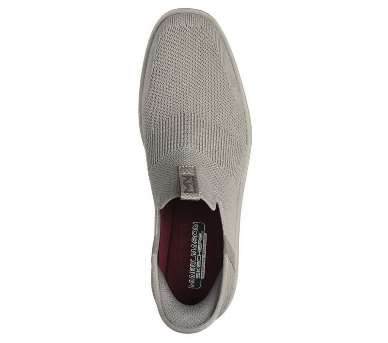 Grey Skechers Slip-ins Mn: Casual Glide Cell - Waylen Men's Dress Shoes | LIUB-80924