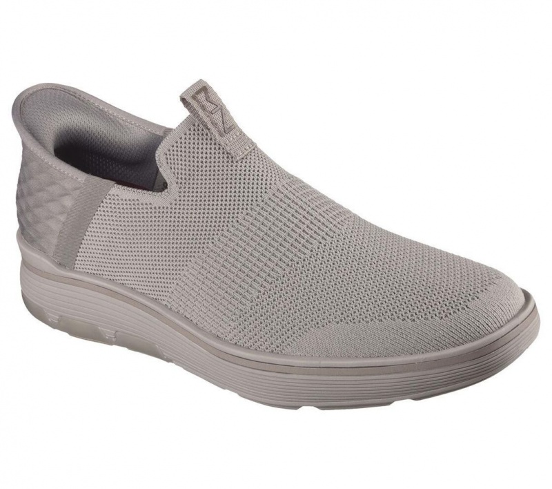 Grey Skechers Slip-ins Mn: Casual Glide Cell - Waylen Men's Dress Shoes | LIUB-80924