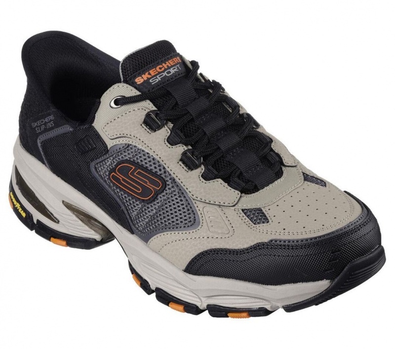 Grey Skechers Slip-ins: Vigor 3.0 - Drafting Men's Sneakers | YSMA-83126