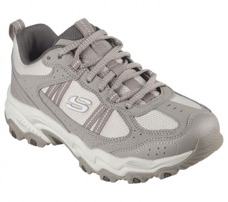 Grey Skechers Stamina At Women's Sneakers | YAKU-53140