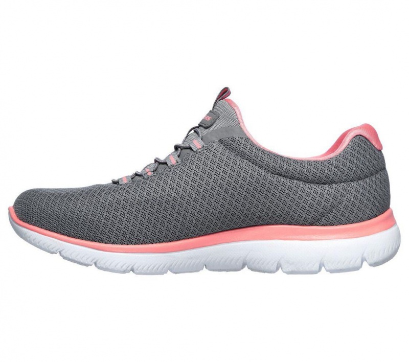 Grey Skechers Summits Women's Sneakers | GVIC-80754