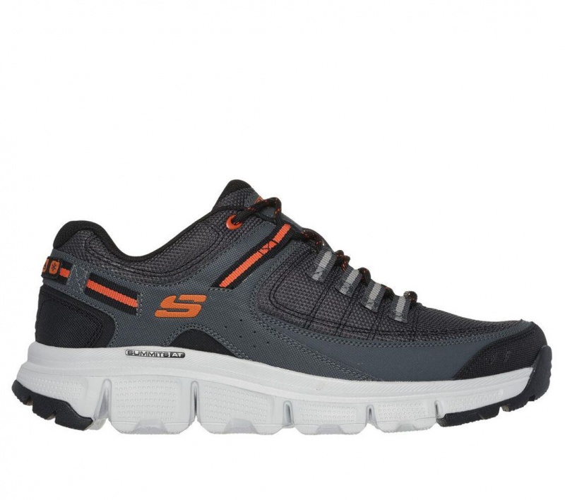 Grey Skechers Summits - At Men\'s Sneakers | RXBW-40659