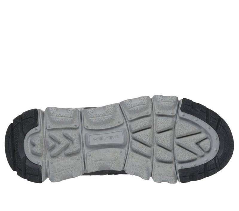 Grey Skechers Summits - At Men's Sneakers | IRQH-93245