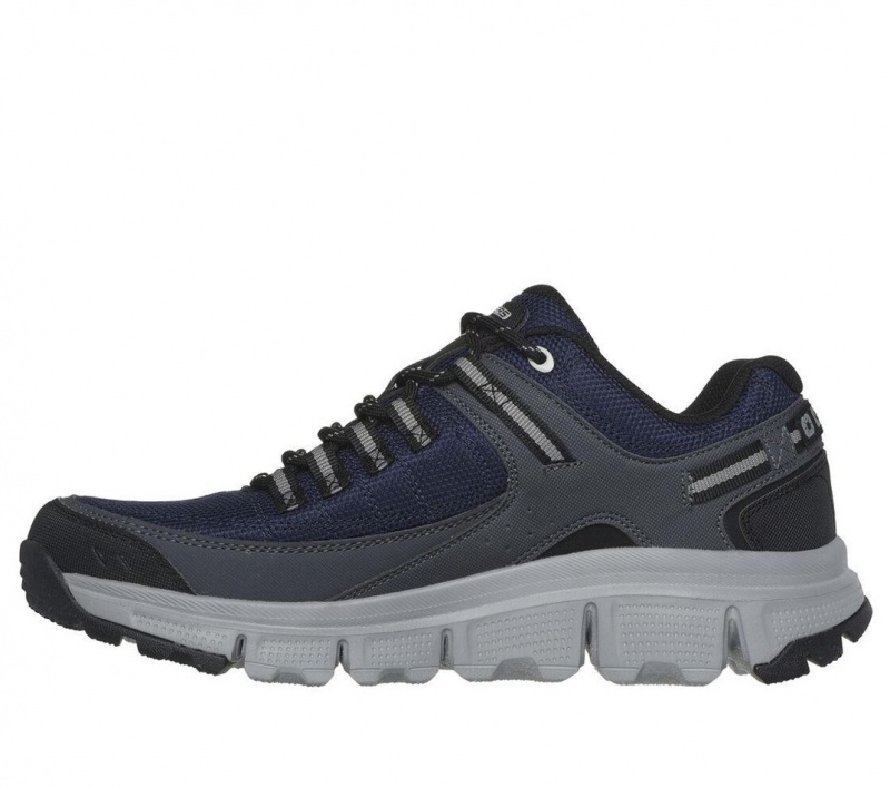 Grey Skechers Summits - At Men's Sneakers | IRQH-93245