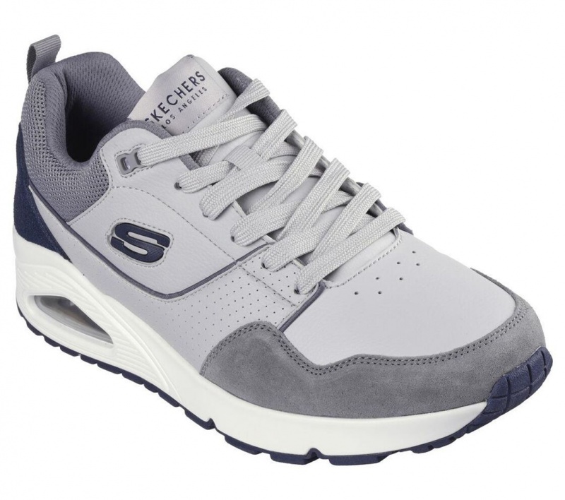 Grey Skechers Uno - Retro One Men's Sneakers | PTAF-21563