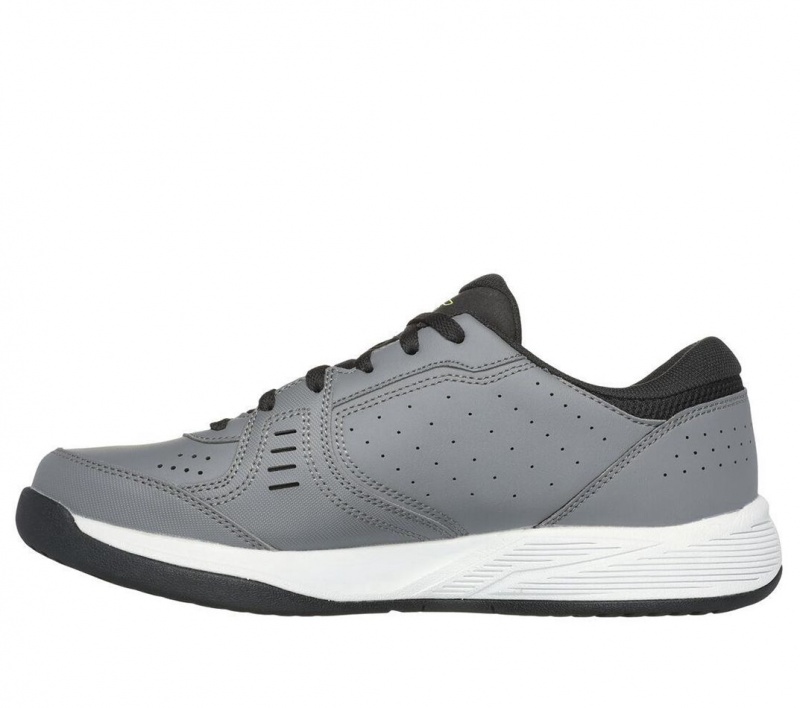 Grey Skechers Viper Court Smash Men's Sneakers | QYOD-34726