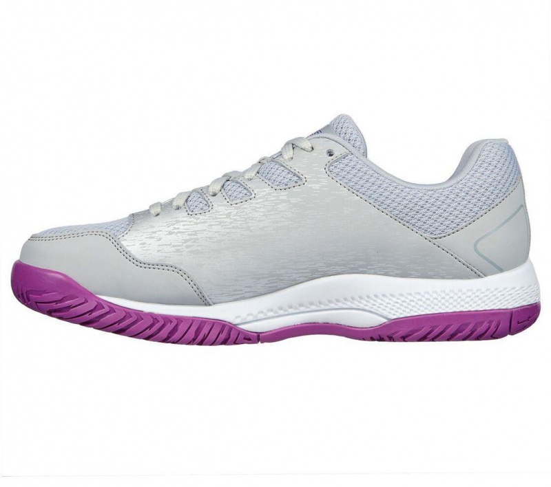 Grey Skechers Viper Court - Pickleball Women's Sneakers | LGIT-51804