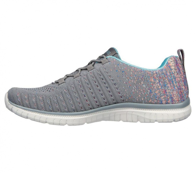 Grey Skechers Virtue Women's Sneakers | CTWY-87593