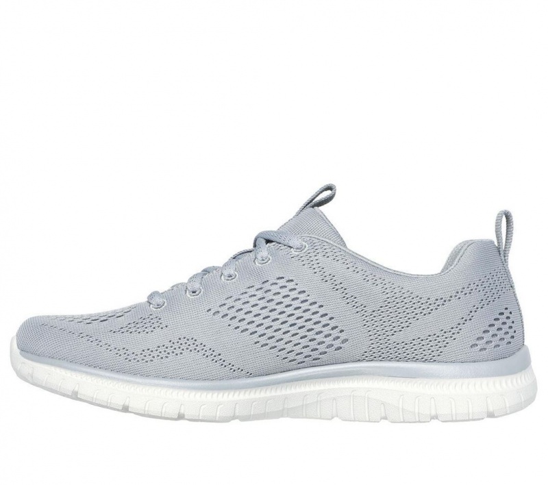 Grey Skechers Virtue - Ambrosia Women's Walking Shoes | KRJG-37256