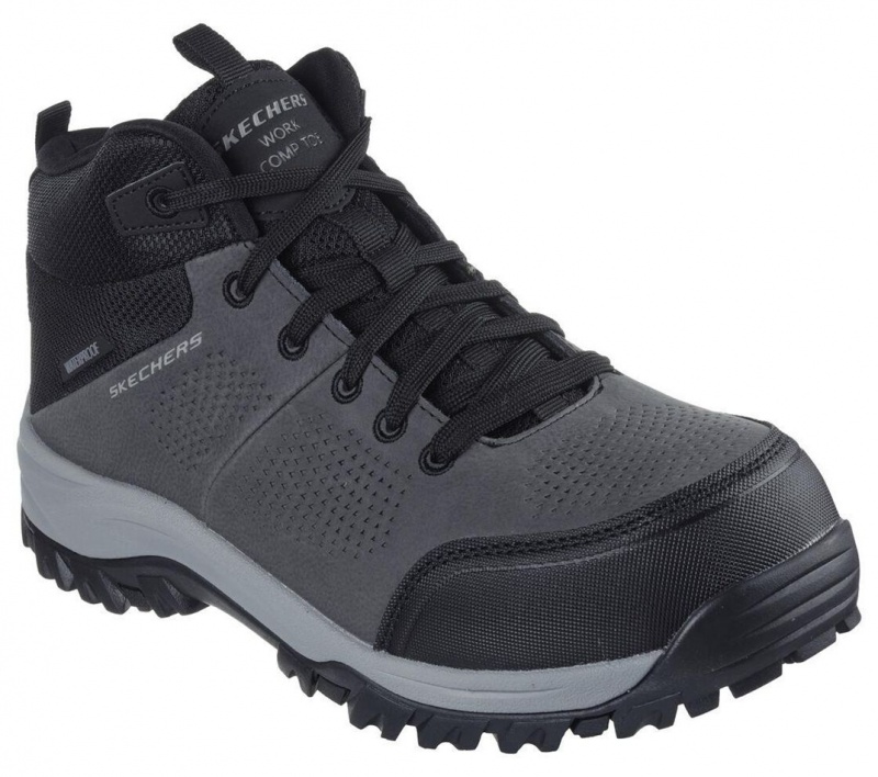 Grey Skechers Work: Relment - Erett Ct Men's Boots | JTGS-50176