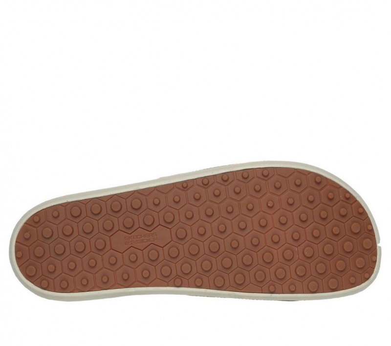 Khaki Skechers 19th Hole - Bunker Shot Men's Sandals | XNLW-03291