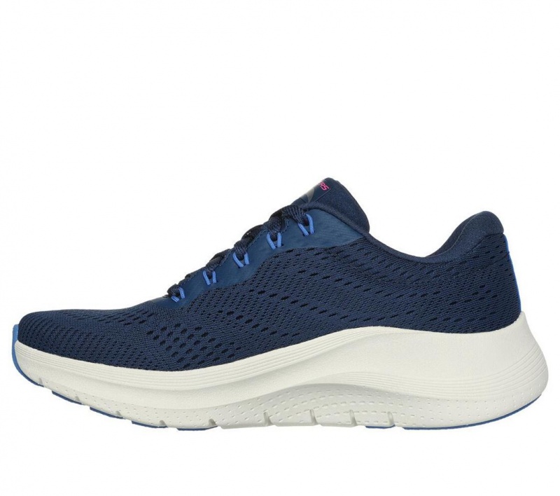 Navy Skechers Arch Fit 2.0 - Big League Women's Sneakers | ISXP-35621