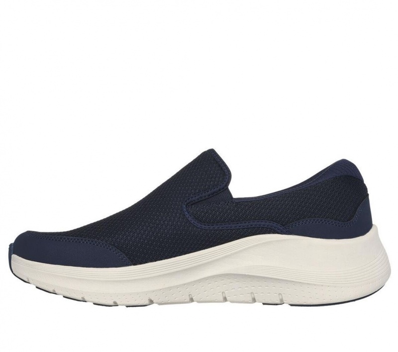 Navy Skechers Arch Fit 2.0 - Vallo Men's Sneakers | CEAF-37025