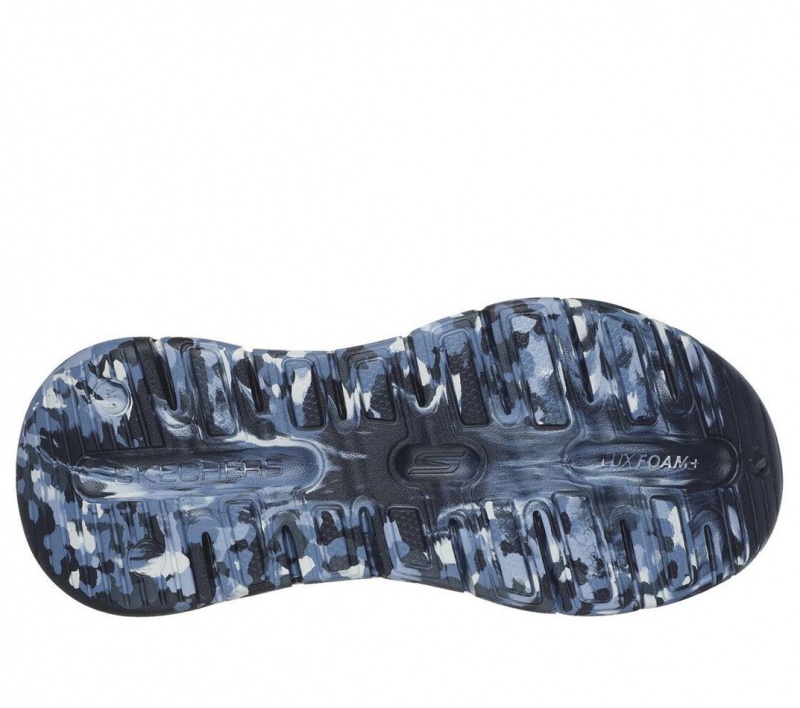 Navy Skechers Arch Fit Go Foam - Whirlwind Men's Sandals | AZDI-15890