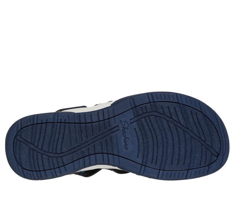 Navy Skechers Arch Fit Reggae Sport - Gotta Go Women's Sandals | FVWD-91675