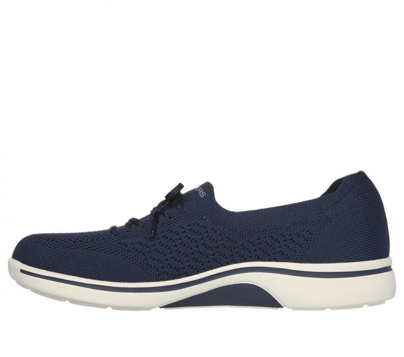 Navy Skechers Arch Fit Uplift - Florence Women's Slip On | OKGJ-50471