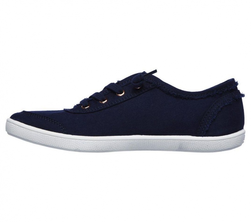 Navy Skechers Bobs B Cute Women's Slip On | ZIQC-08327