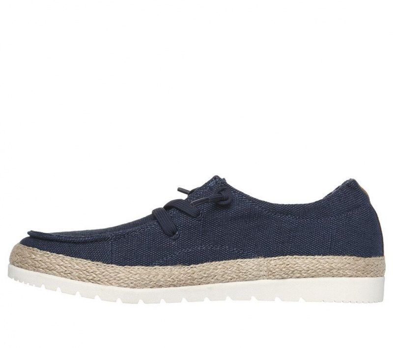 Navy Skechers Bobs Flexpadrille 3.0 - Coast Trip Women's Slip On | RBCW-24859