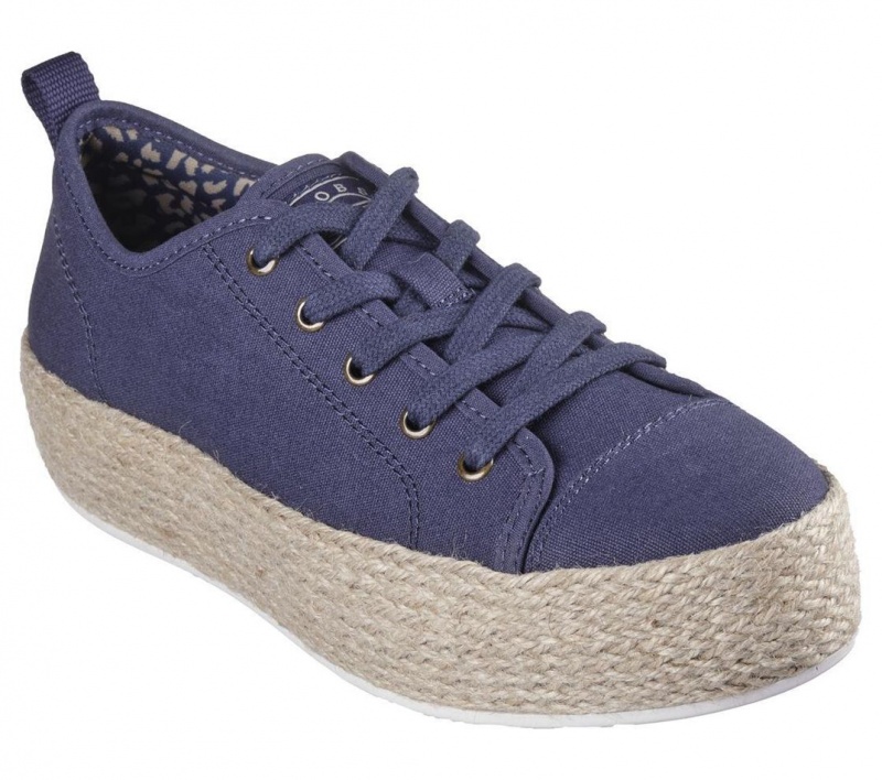 Navy Skechers Bobs Sesame - Sun Dazing Women's Walking Shoes | LESR-75394