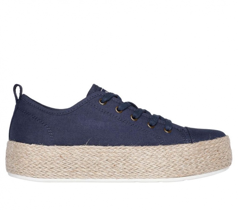 Navy Skechers Bobs Sesame - Sun Dazing Women\'s Walking Shoes | LESR-75394