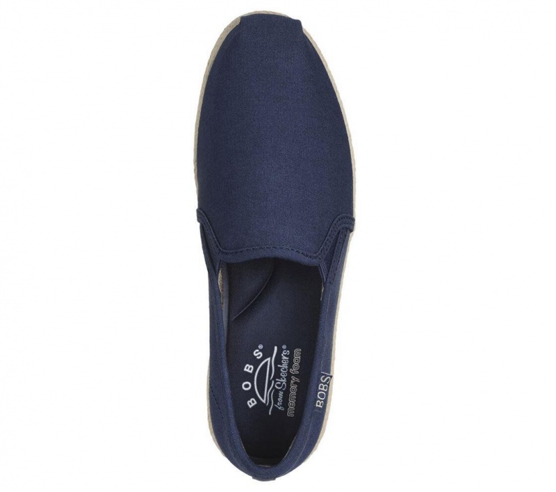 Navy Skechers Bobs Urban Highlites Women's Slip On | OCXA-90468