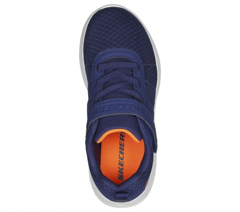 Navy Skechers Bounder - Baronik Boys' Sneakers | JFML-69804