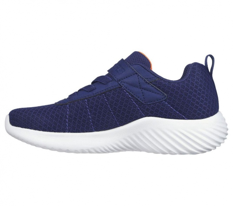 Navy Skechers Bounder - Baronik Boys' Sneakers | JFML-69804