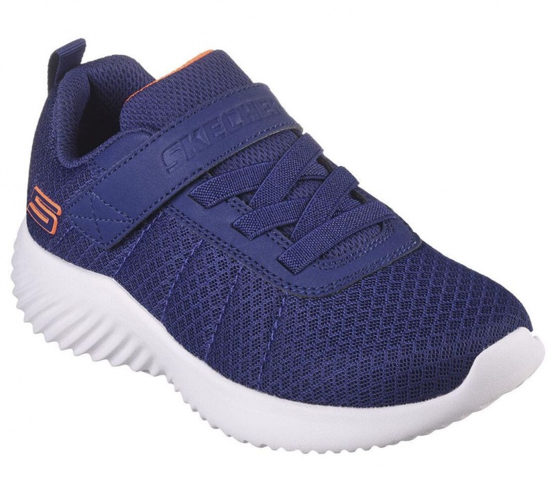 Navy Skechers Bounder - Baronik Boys' Sneakers | JFML-69804