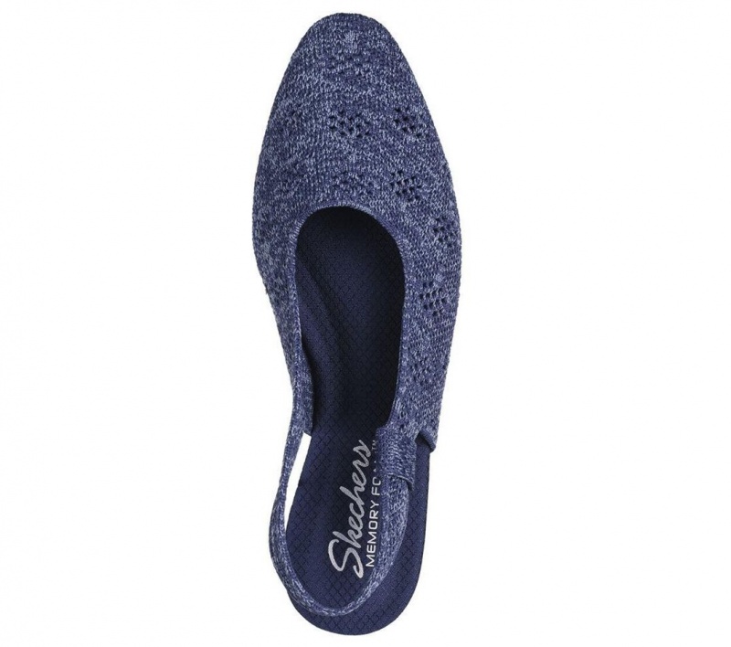 Navy Skechers Cleo Snip - Sweet Time Women's Flats | XDCY-20795