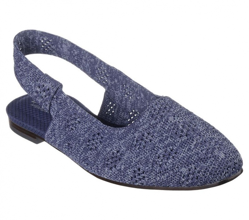 Navy Skechers Cleo Snip - Sweet Time Women's Flats | XDCY-20795