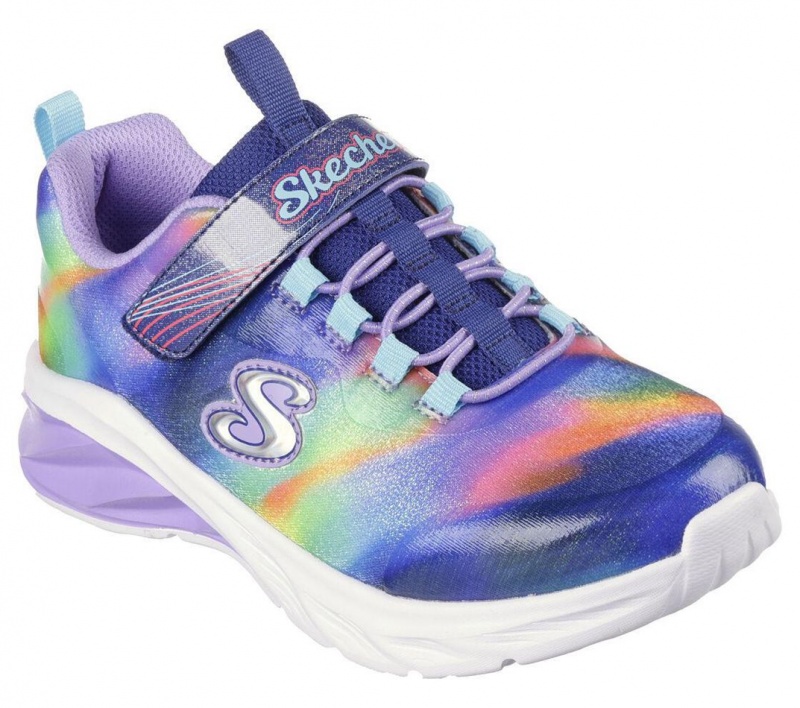 Navy Skechers Coastline Girls' Sneakers | RUPZ-53082