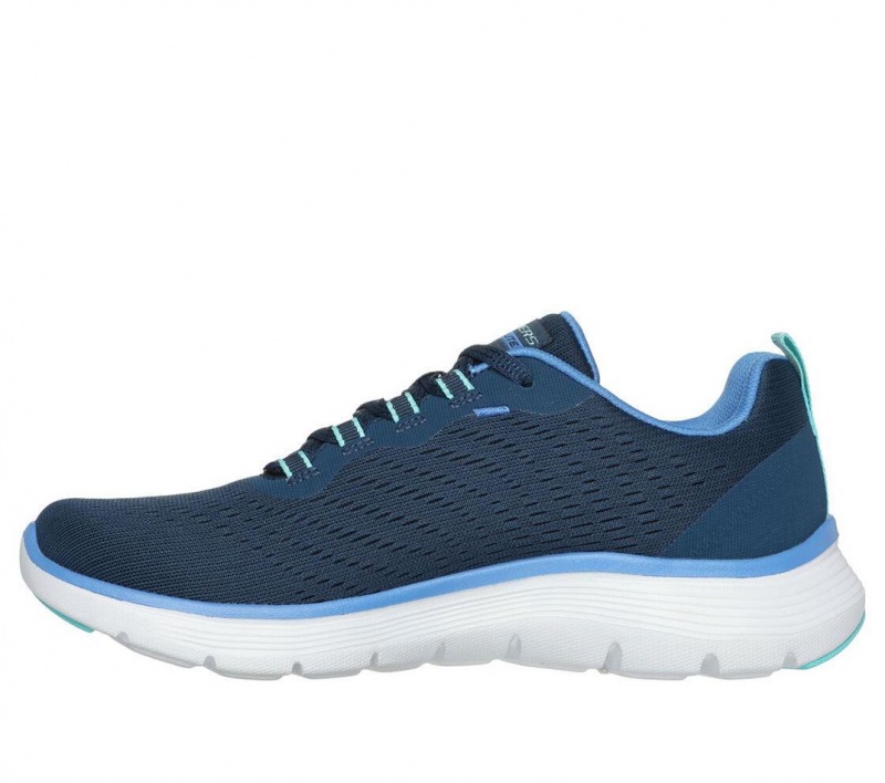 Navy Skechers Flex Appeal 5.0 Women's Sneakers | ETPK-47065