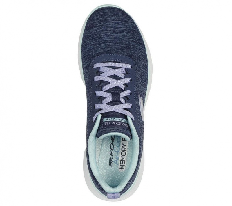 Navy Skechers Flex Appeal 5.0 - Modern Times Women's Sneakers | BPGW-65924