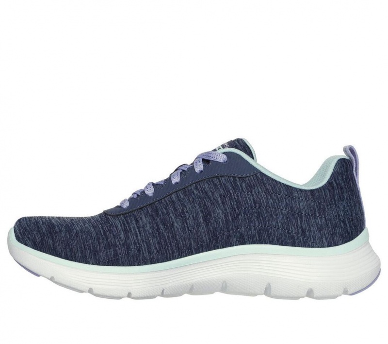 Navy Skechers Flex Appeal 5.0 - Modern Times Women's Sneakers | BPGW-65924