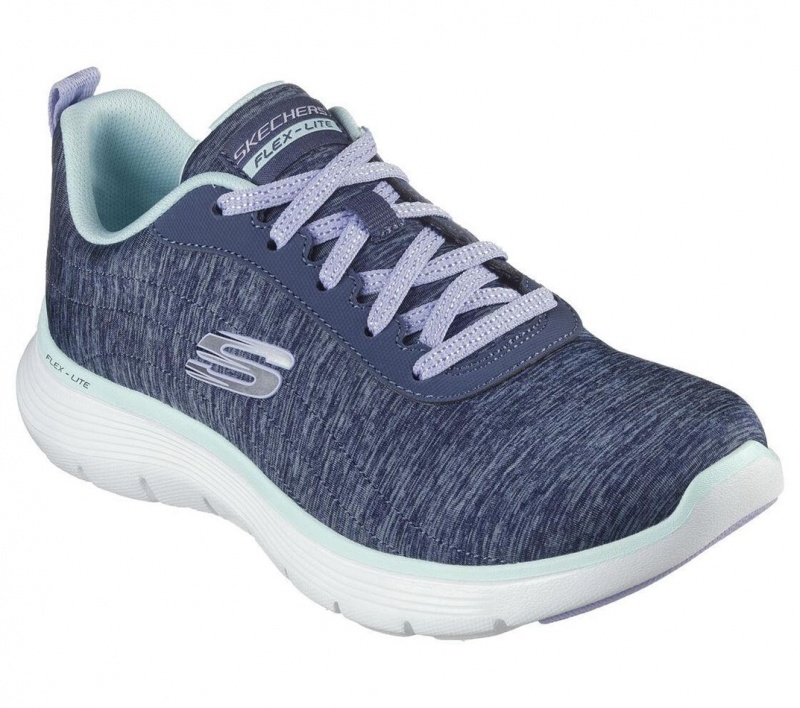 Navy Skechers Flex Appeal 5.0 - Modern Times Women's Sneakers | BPGW-65924