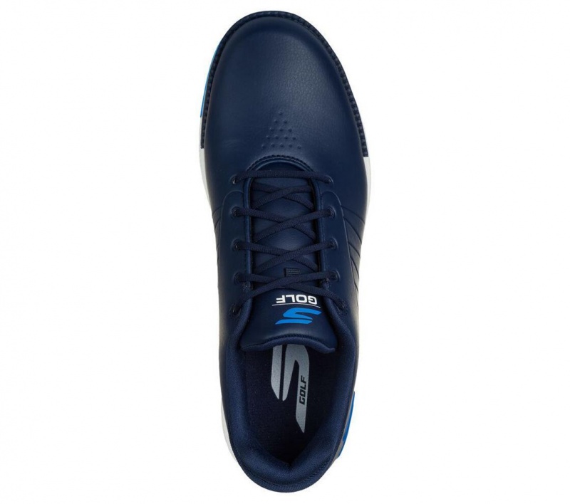 Navy Skechers Go Golf Tempo Gf Men's Walking Shoes | RJUK-45263