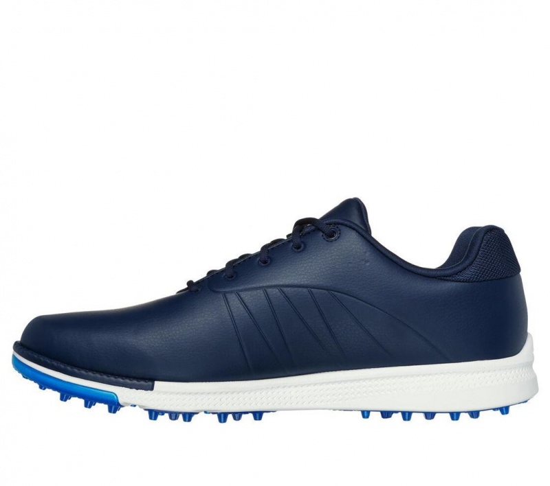 Navy Skechers Go Golf Tempo Gf Men's Walking Shoes | RJUK-45263