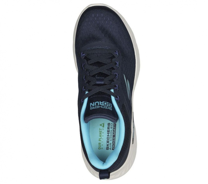 Navy Skechers Go Run Lite Women's Sneakers | SZLI-37594