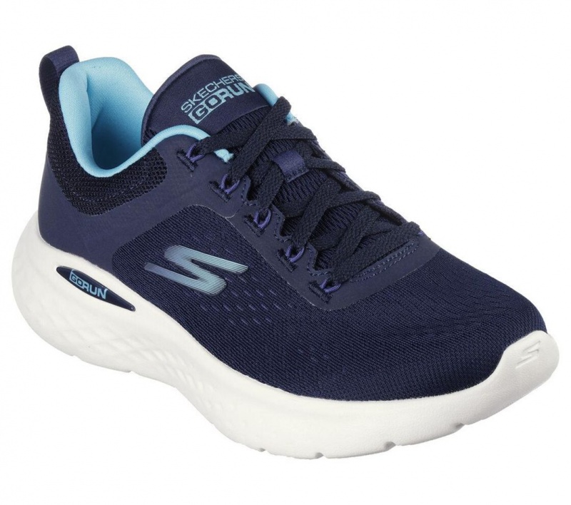 Navy Skechers Go Run Lite Women's Sneakers | SZLI-37594