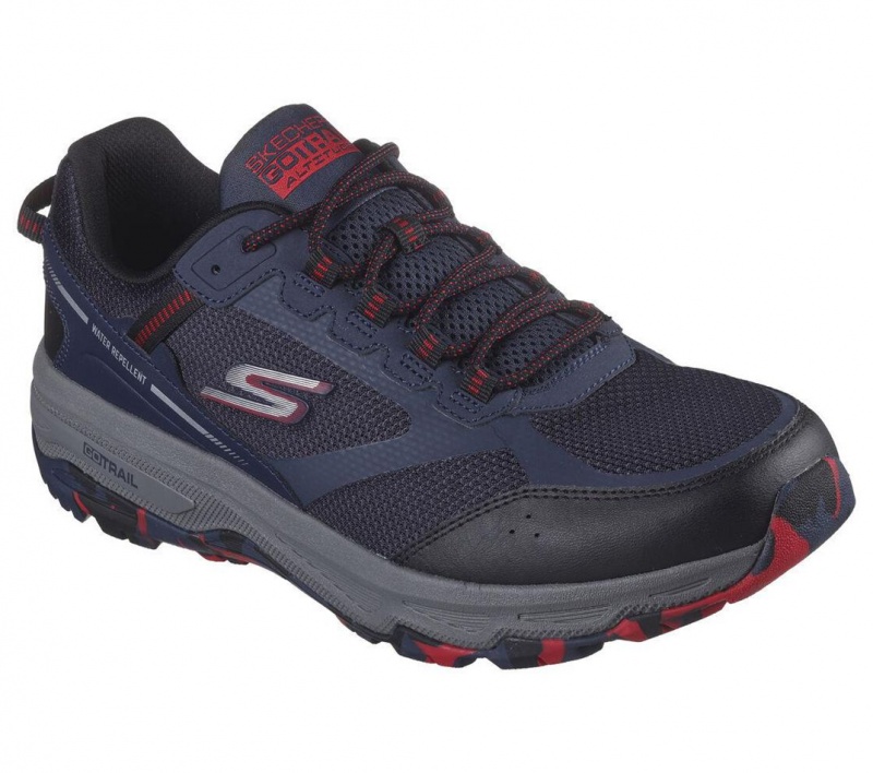 Navy Skechers Go Run Trail Altitude - Marble Rock 2.0 Men's Sneakers | DOCS-21504