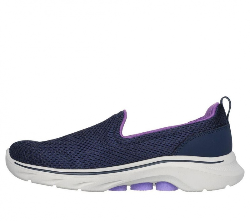 Navy Skechers Go Walk 7 - Razi Women's Sneakers | SXOB-76023