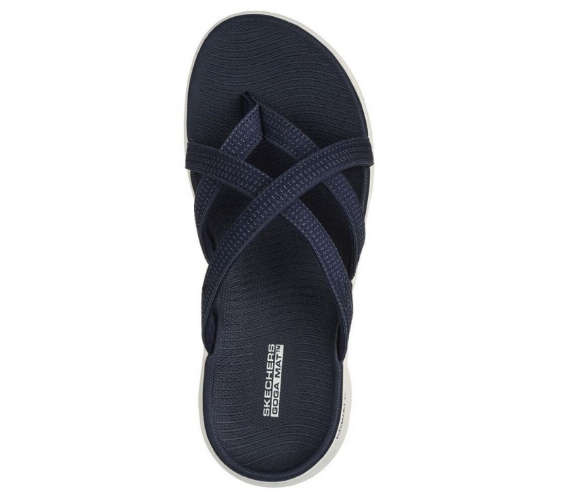 Navy Skechers Go Walk Flex - Express Women's Sandals | HOYV-83127