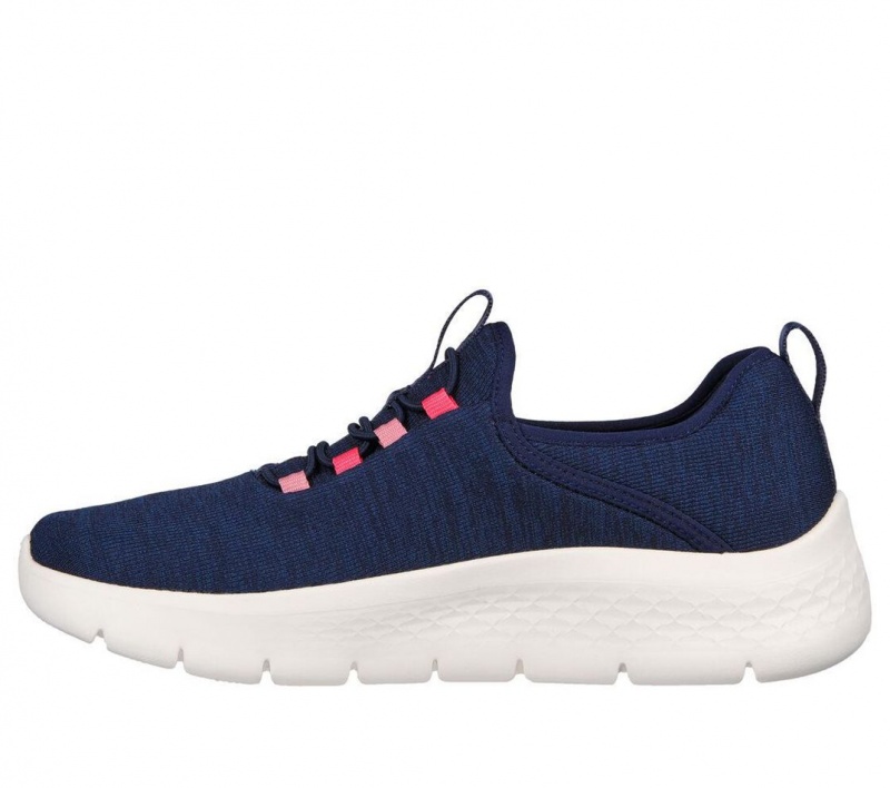 Navy Skechers Go Walk Flex - Lucy Women's Sneakers | GBKT-97260