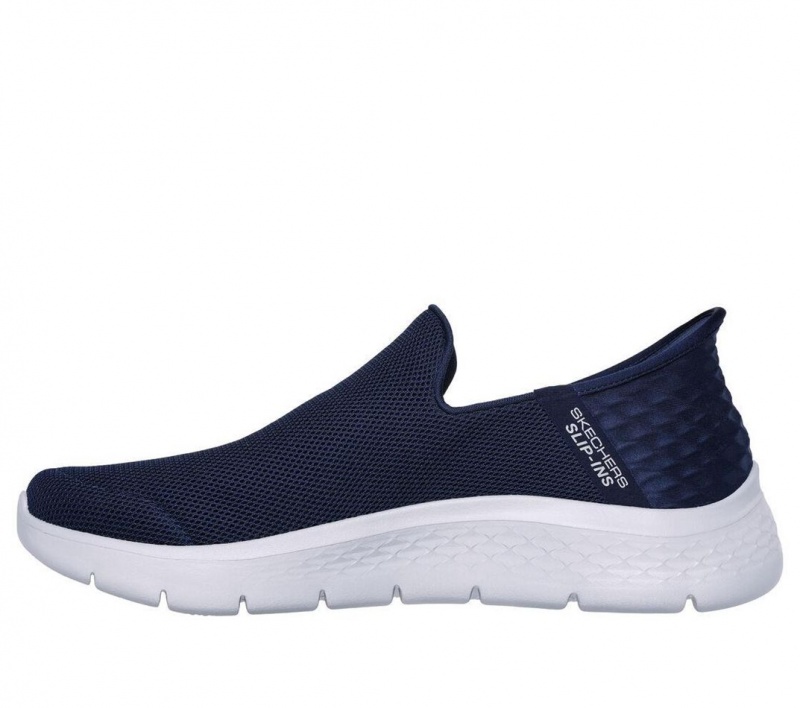 Navy Skechers Go Walk Flex - No Hands Men's Slip On | IPEB-10423